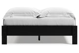 Finch Black Queen Platform Bed by Ashley at Eve Furniture