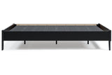 Finch Black Queen Platform Bed by Ashley at Eve Furniture
