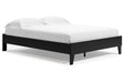 Finch Black Queen Platform Bed by Ashley at Eve Furniture