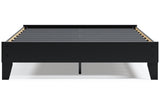 Finch Black Queen Platform Bed by Ashley at Eve Furniture