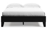 Finch Black Queen Platform Bed by Ashley at Eve Furniture