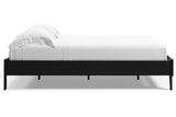 Finch Black Queen Platform Bed by Ashley at Eve Furniture