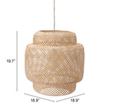 Finch Natural Ceiling Lamp by Zuomod at Eve Furniture