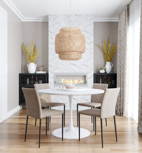 Finch Natural Ceiling Lamp by Zuomod at Eve Furniture