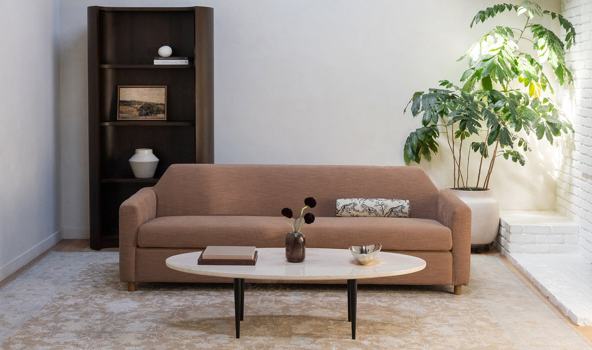 Finch Sofa Washed Pink by Moe's Home at Eve Furniture