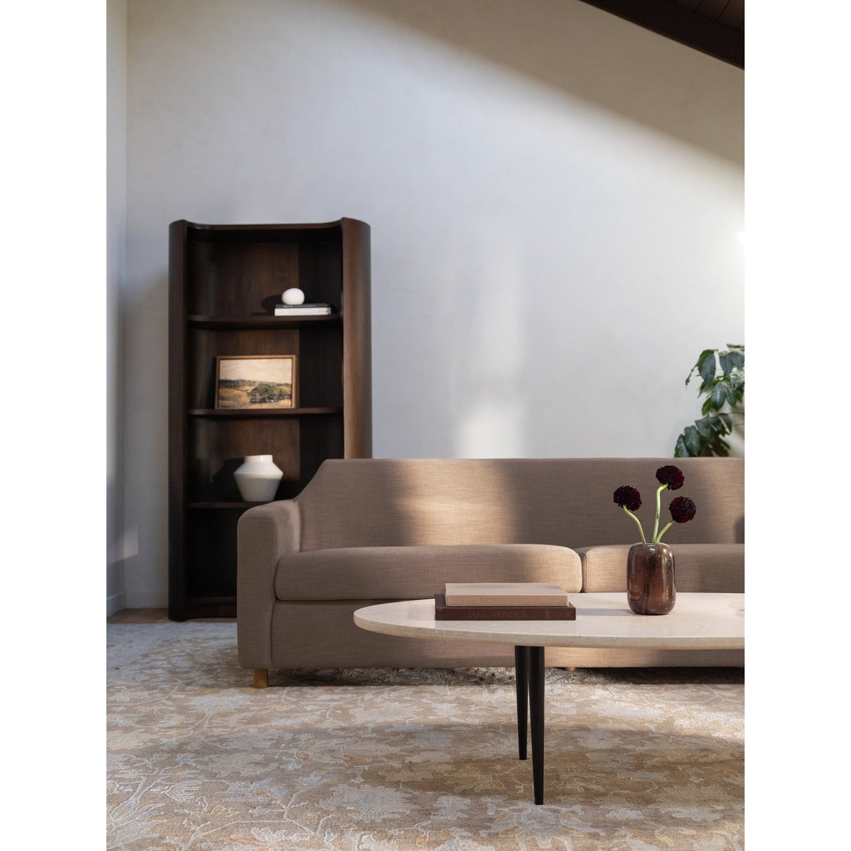 Finch Soft Brown Sofa by Moe's Home at Eve Furniture