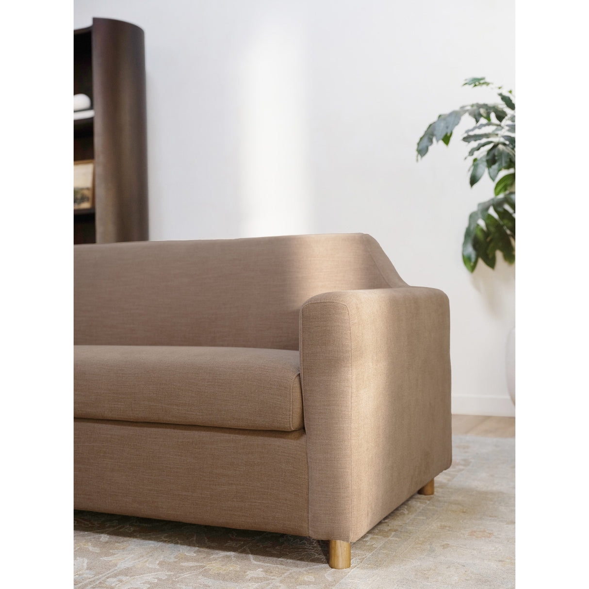 Finch Soft Brown Sofa by Moe's Home at Eve Furniture