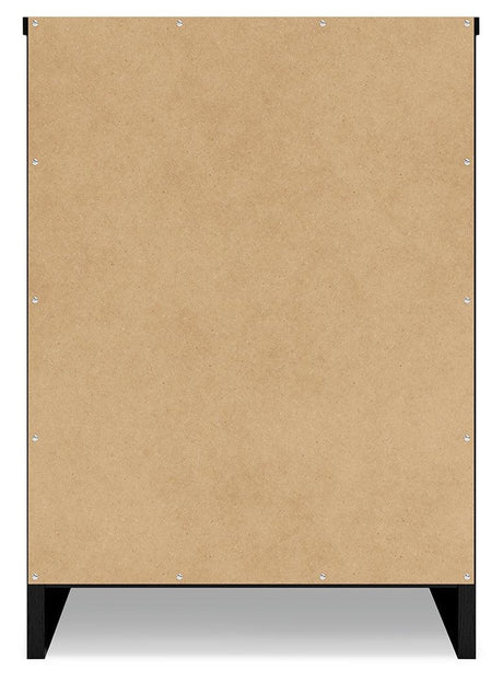 Finch Black Nightstand by Ashley at Eve Furniture