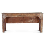 Finely Carved Reclaimed Door Console Table by Home Trends & Design at Eve Furniture