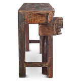 Finely Carved Wood Console Table by Home Trends & Design at Eve Furniture