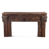 Finely Carved Wood Console Table by Home Trends & Design at Eve Furniture