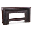 Finely Carved Wood Console Table with Bottom Shelf by Home Trends & Design at Eve Furniture