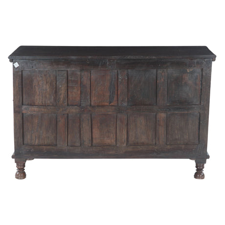 Finely Carved Wood Console Table with Built In Storage by Home Trends & Design at Eve Furniture