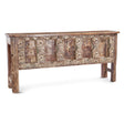 Finely Carved Wood Door Console Table by Home Trends & Design at Eve Furniture
