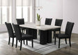 Finland PU Genuine Marble 7-Piece Dining Set by Happy Homes at Eve Furniture