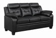 Finley Black Tufted Upholstered Sofa by Coaster at Eve Furniture