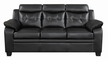 Finley Black Tufted Upholstered Sofa by Coaster at Eve Furniture