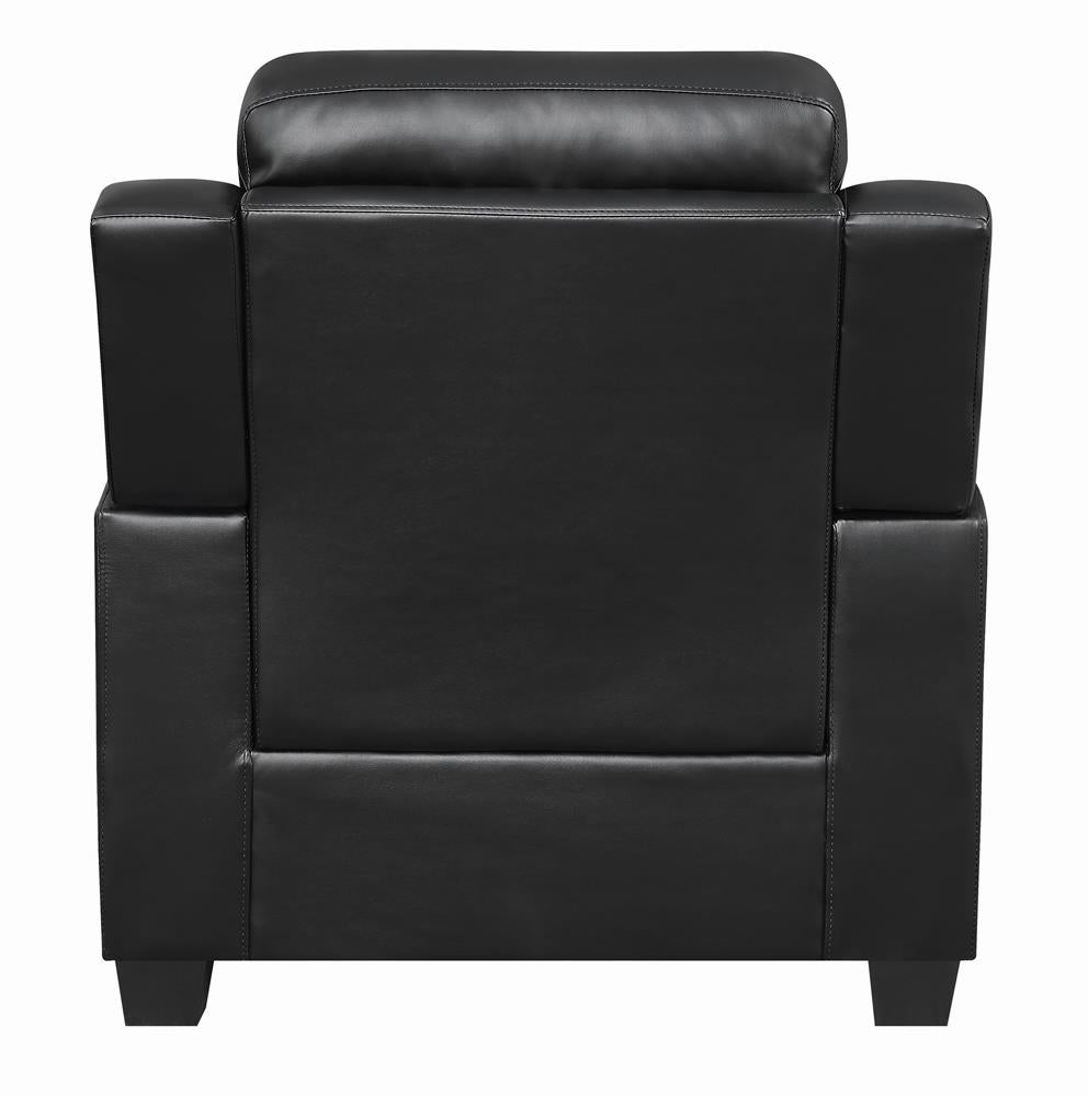 Finley Tufted Upholstered Chair Black