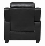 Finley Tufted Upholstered Chair Black by Coaster at Eve Furniture