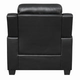 Finley Tufted Upholstered Chair Black by Coaster at Eve Furniture