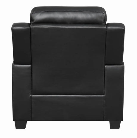 Finley Tufted Upholstered Chair Black by Coaster at Eve Furniture