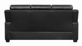 Finley Tufted Upholstered Sofa Black