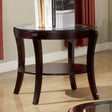 Finley Espresso End Table by Furniture of America at Eve Furniture