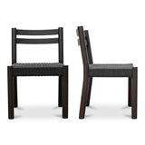 Finn Black Dining Chair (Set of 2) by MOES at Eve Furniture