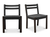 Finn Black Dining Chair (Set of 2) by MOES at Eve Furniture