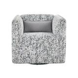 Finnegan Gray Swivel Chair by Homelegance at Eve Furniture