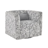 Finnegan Gray Swivel Chair by Homelegance at Eve Furniture