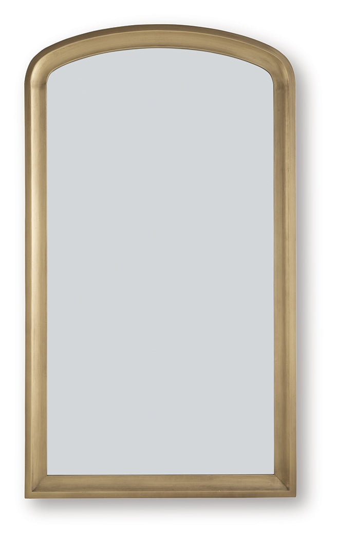 Fintan Gold Finish Floor Mirror by ASHLEY FURNITURE at Eve Furniture