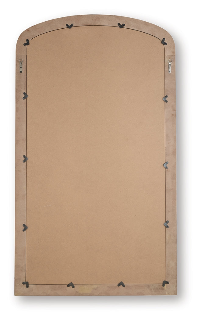 Fintan Gold Finish Floor Mirror by ASHLEY FURNITURE at Eve Furniture