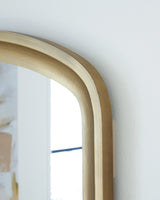 Fintan Gold Finish Floor Mirror by ASHLEY FURNITURE at Eve Furniture