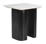 Fiora White & Black Side Table by Zuomod at Eve Furniture