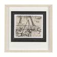 Fireside I by Mercana Studio a Hand Embellished Textured Framed Art Print Matted under Glass by Mercana at Eve Furniture