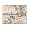 Fireside II by Mercana Studio a Hand Embellished Textured Canvas by Mercana at Eve Furniture