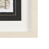 Fireside III by Mercana Studio a Hand Embellished Textured Framed Art Print Matted under Glass by Mercana at Eve Furniture