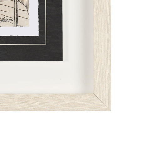 Fireside III by Mercana Studio a Hand Embellished Textured Framed Art Print Matted under Glass by Mercana at Eve Furniture