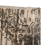 Fireside IV by Mercana Studio a Hand Embellished Textured Canvas by Mercana at Eve Furniture