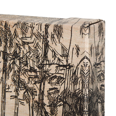 Fireside IV by Mercana Studio a Hand Embellished Textured Canvas by Mercana at Eve Furniture