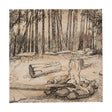 Fireside IV by Mercana Studio a Hand Embellished Textured Canvas by Mercana at Eve Furniture