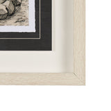 Fireside IV by Mercana Studio a Hand Embellished Textured Framed Art Print Matted under Glass by Mercana at Eve Furniture