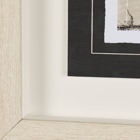Fireside IV by Mercana Studio a Hand Embellished Textured Framed Art Print Matted under Glass by Mercana at Eve Furniture