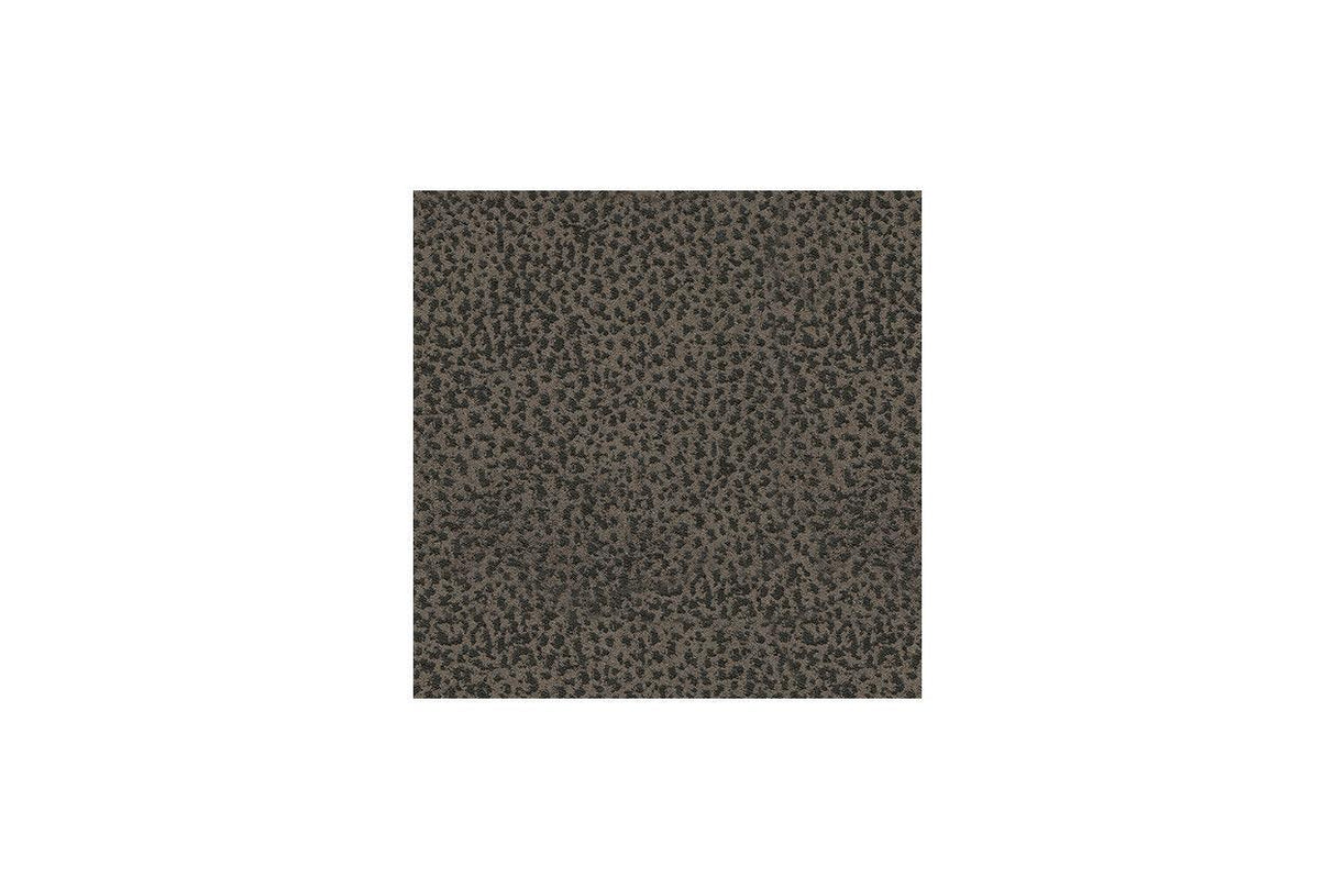 First Base Gunmetal Manual Reclining Sofa and Loveseat by Ashley at Eve Furniture