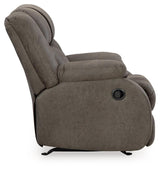 First Base Gunmetal Recliner by Ashley at Eve Furniture