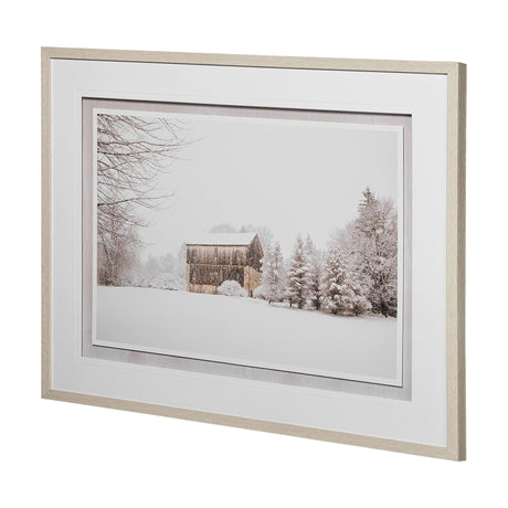 First Snow by Aledanda a Framed Photo Art Print Matted under Glass by Mercana at Eve Furniture