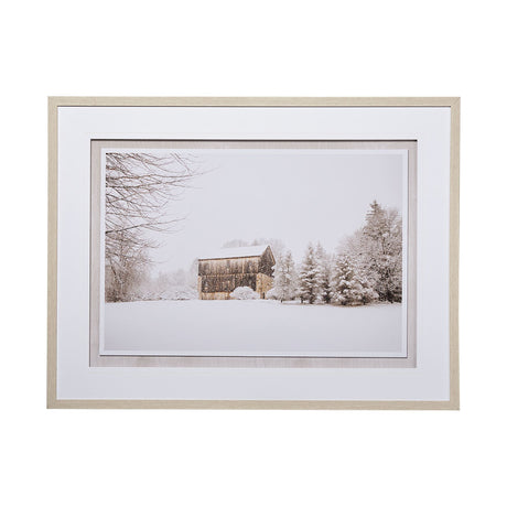First Snow by Aledanda a Framed Photo Art Print Matted under Glass by Mercana at Eve Furniture