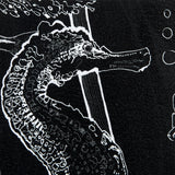 Fish Black by Mercana Studio a Hand Embellished Textured Framed Art Print Matted under Glass by Mercana at Eve Furniture