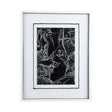 Fish Black by Mercana Studio a Hand Embellished Textured Framed Art Print Matted under Glass by Mercana at Eve Furniture